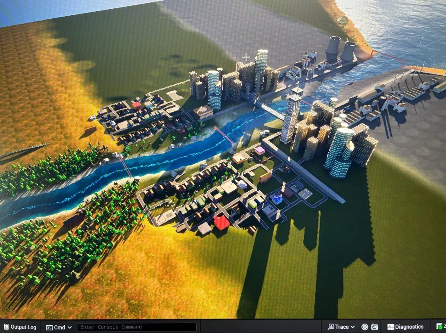 Building the Unreal Engine map