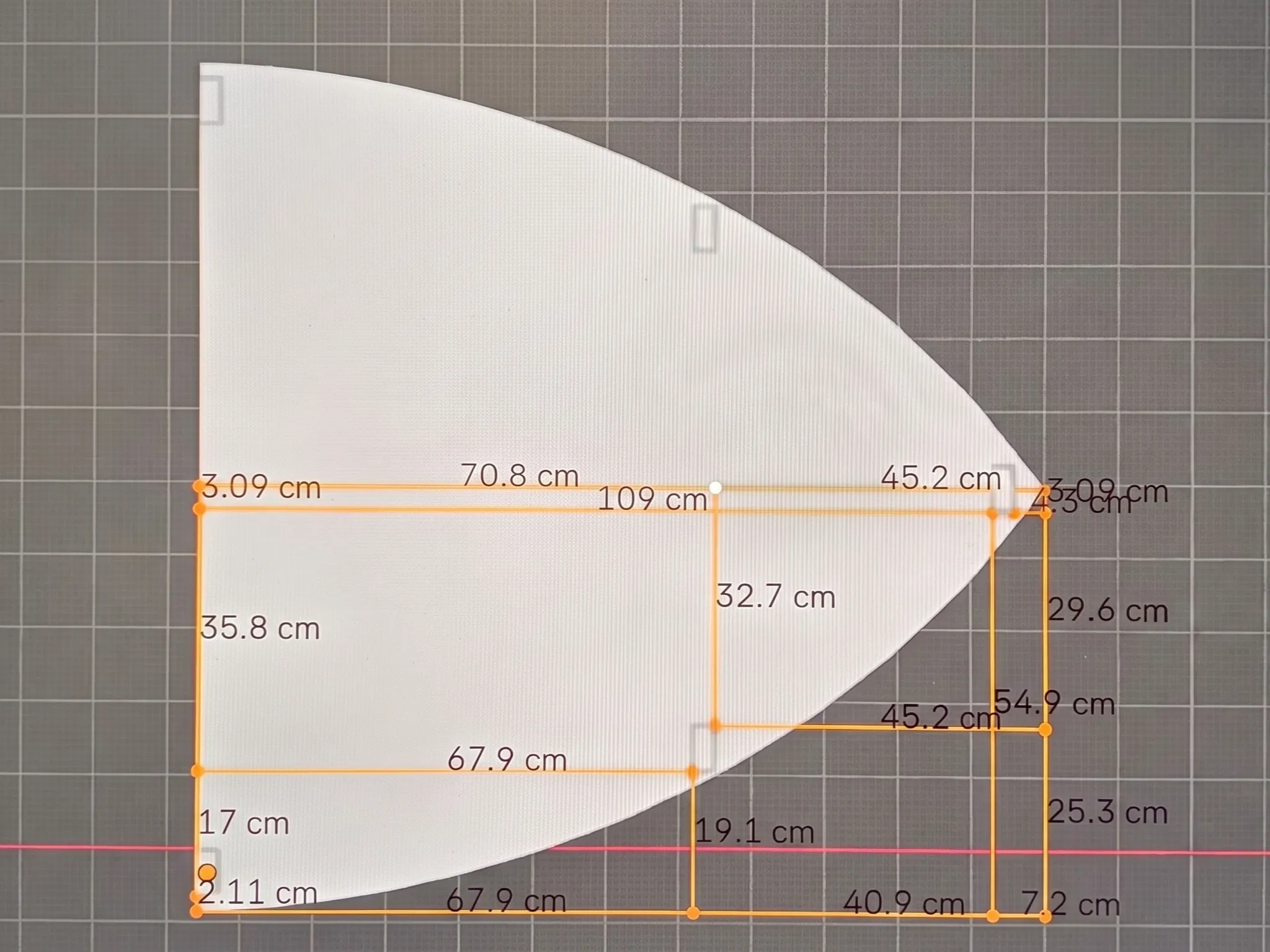 Boat floor dimensions in Blender