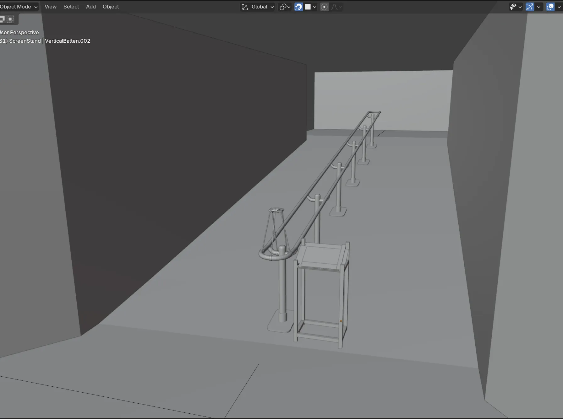 3D model of the space in 't Kuipke