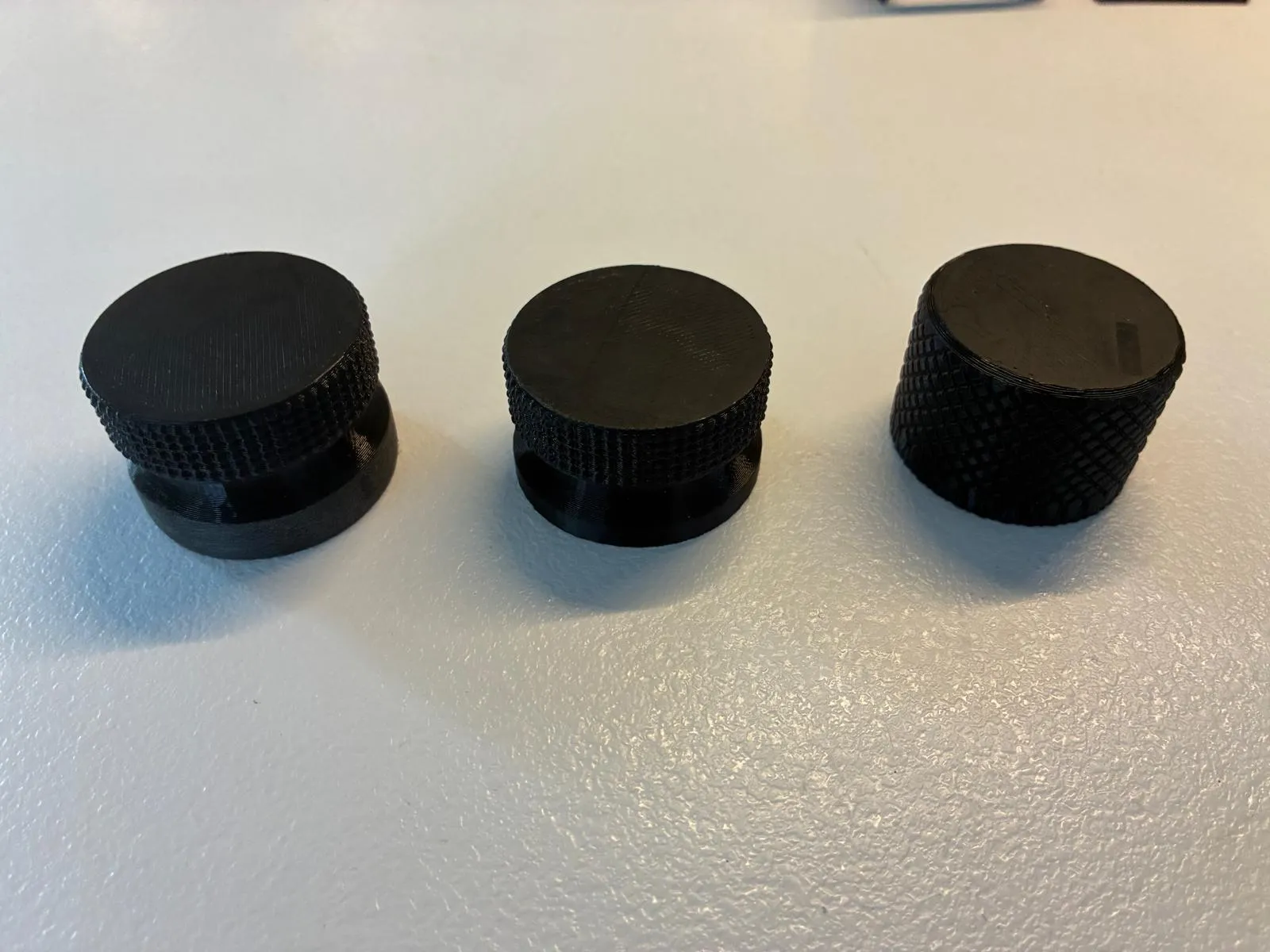 Iterations of rotary knob for telescope